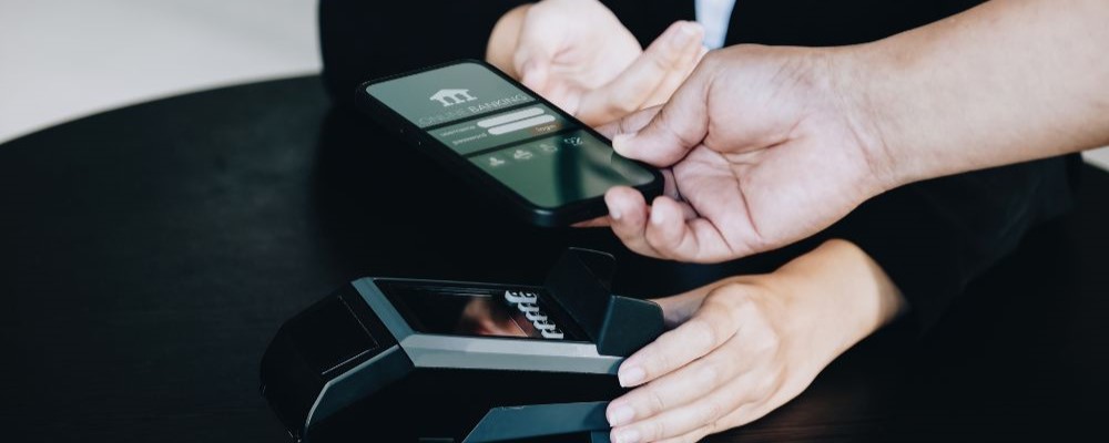 Transaction security protocol during a wireless payment with a mobile device.